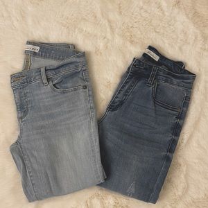 Two pairs of jeans